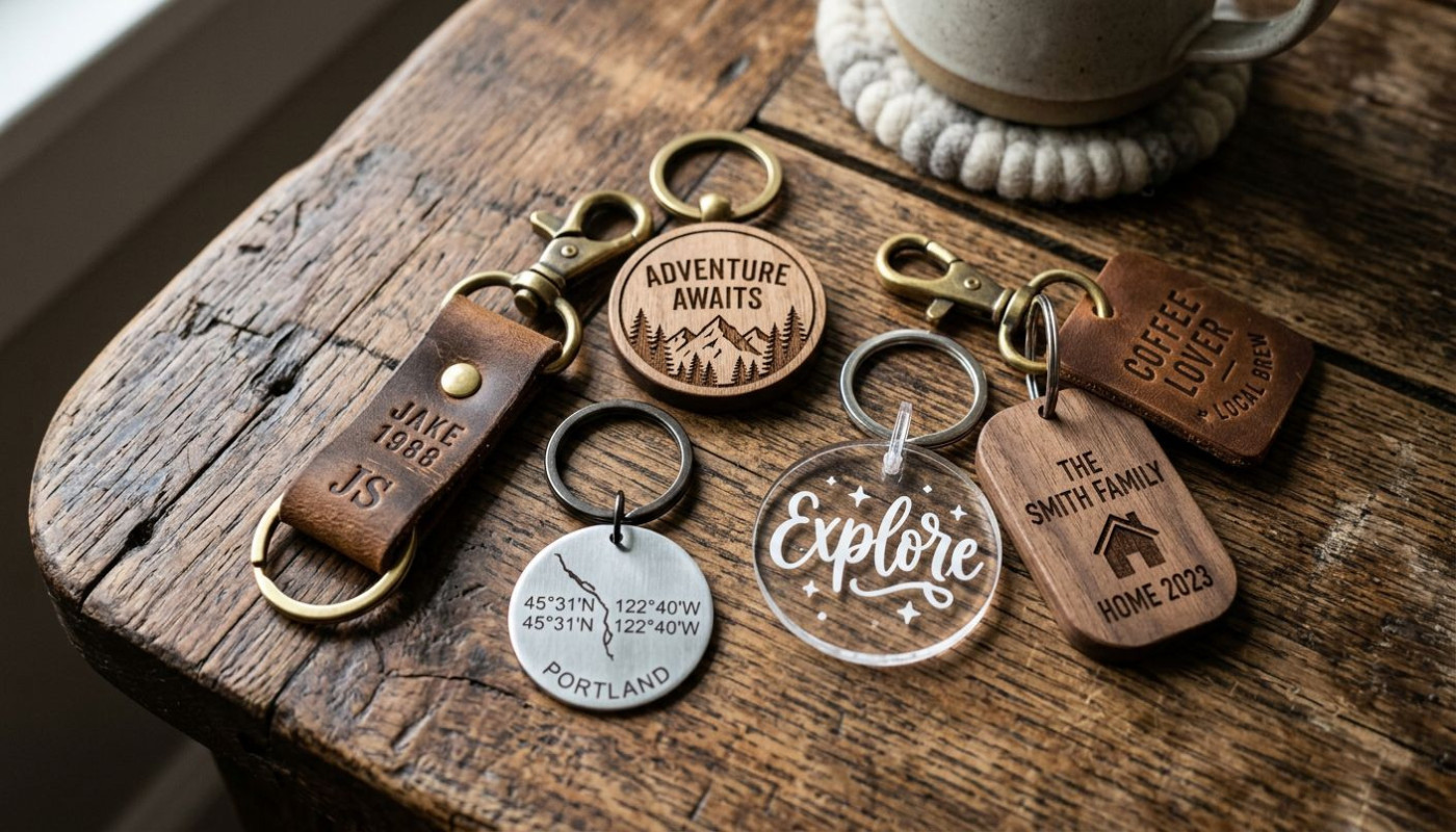 Guide complet des matériaux utilisés pour les porte-clés personnalisés