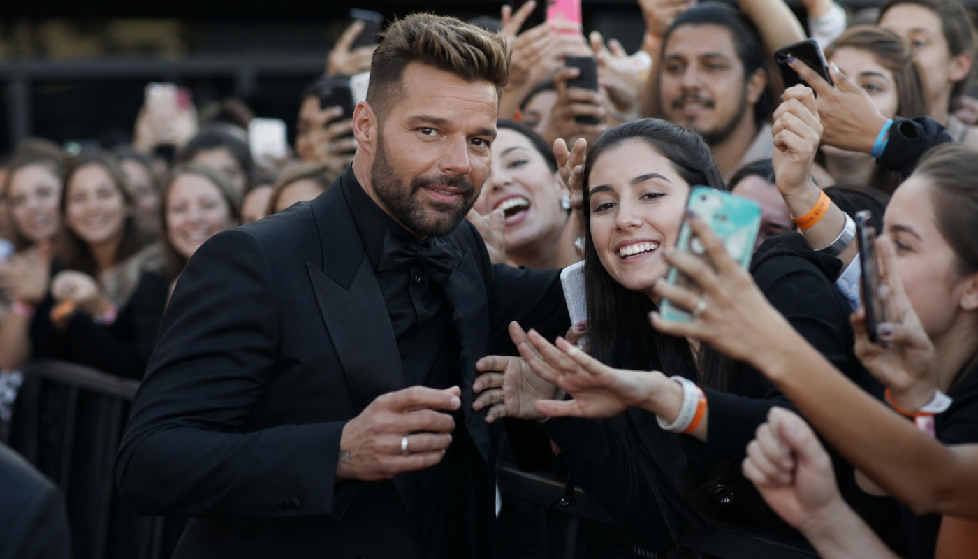 Ricky Martin nu : les fans surexcités